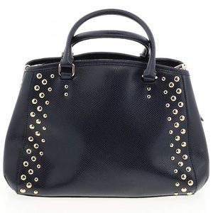 Coach Navy Studded Margot Carryall